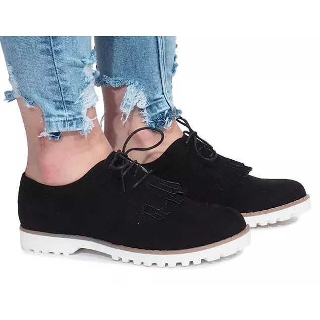 Crne mokasine s resama iz tvrtke Crushing Hard crno