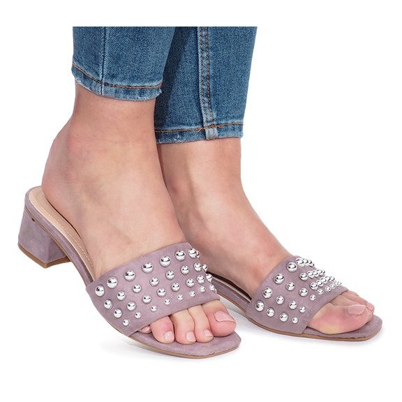 Državne ljubičaste papuče na čičak ljubičasta