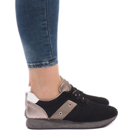 Crne sportske tenisice s mrežicom 5510-1 crna