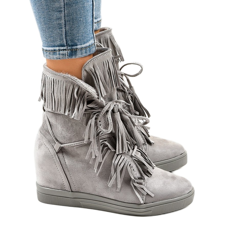 Sive izolirane tenisice H6301AR-36 siva