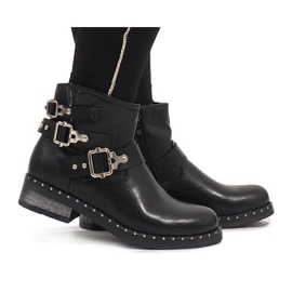 SDS Crne čizme od omota 7313-PA crna