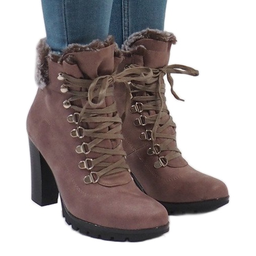 Khaki čizme na postolju N50 kaki zelena