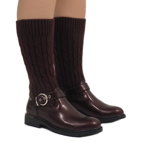 Crvene izolirane čizme E-4939 crvena