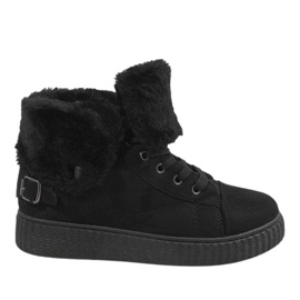 Crne izolirane čizme B192-1 crna