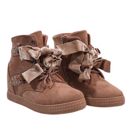 Ružičaste tenisice na klin A-79 ružičasta