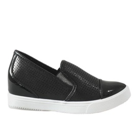 Crne tenisice na klin DD439-1 crna