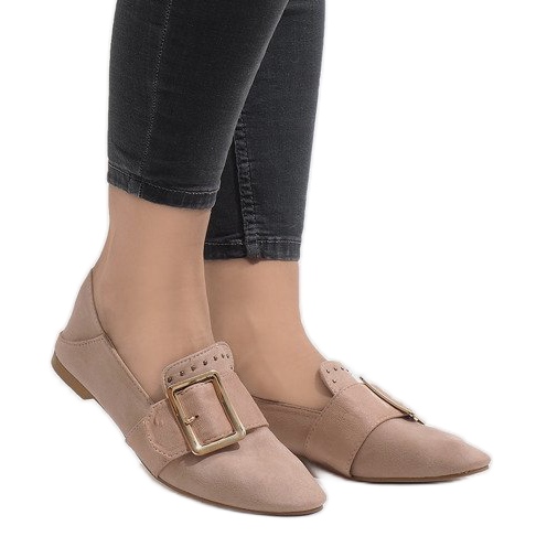 Ružičaste mokasine balerinke 6979-P ružičasta