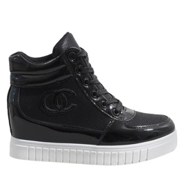 Crne tenisice na klin NB83P crna