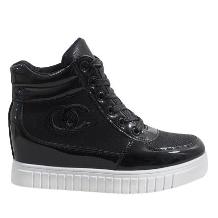 Crne tenisice na klin NB83P crno