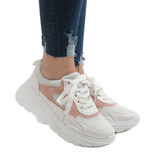 Modne bijele sportske cipele PP-37 bijela