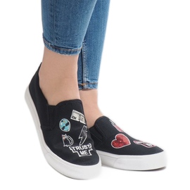 Crne tenisice na klizanje NB102P crna