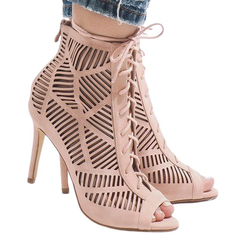 Ružičaste čizme na iglu 1610-225 ružičasta