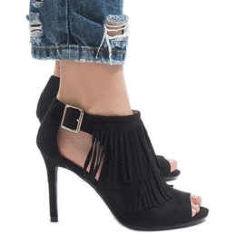 Crne boho čizme na petu 1551-149 crna