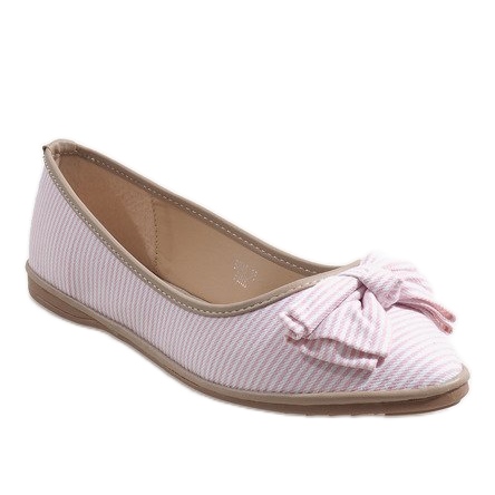 Ružičaste balerinke s mašnom SK40 ružičasta