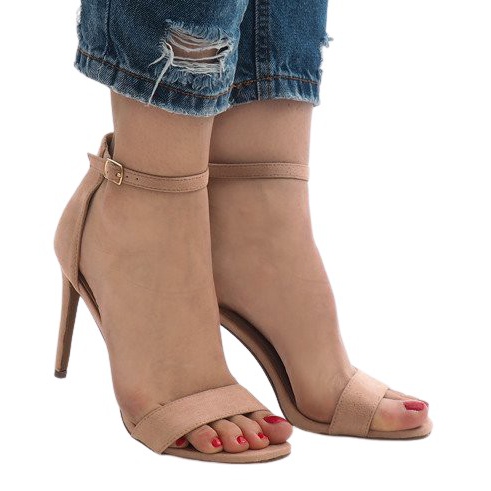 Ružičaste sandale od antilopa SY-31P ružičasta