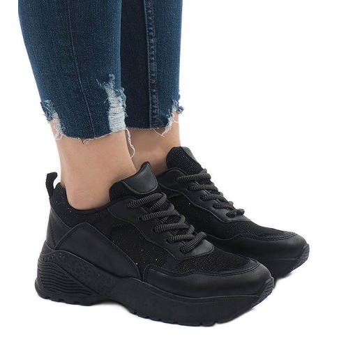 BY-080 crne sportske cipele crno