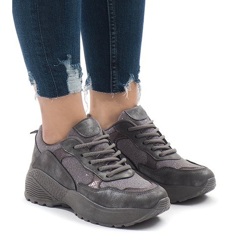 BY-080 sive sportske cipele siva