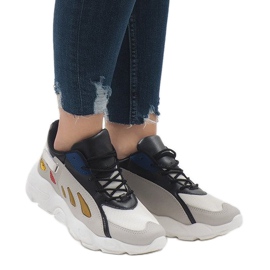 Raznobojne moderne sportske cipele 9115 bijela crna crvena siva zelena