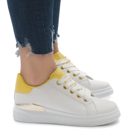 Bijele tenisice na platformi 353 bijela