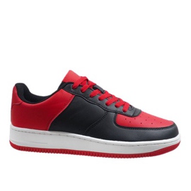 Crne sportske cipele Air Force crno crvena višebojan