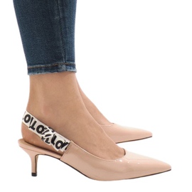 Ružičaste pumpe na peti HD-28 ružičasta