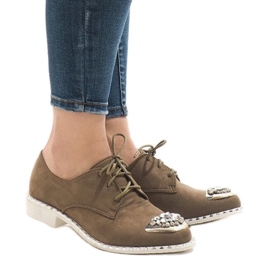 Zeleni dodaci sa šljokicama L155 bež