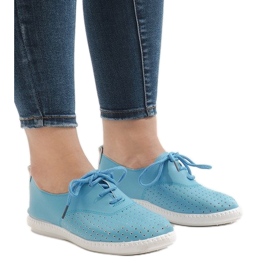 Crne ažur tenisice HR61116 plava