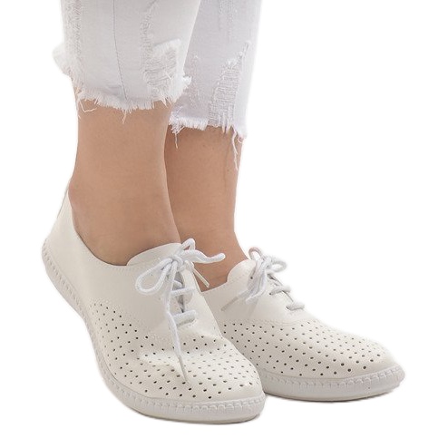 Bijele ažurne tenisice HR61116 bijela