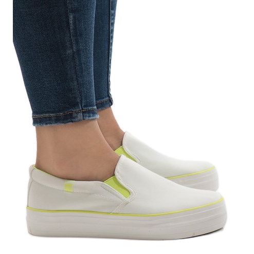 Bijele tenisice platforme GF-41 bijela