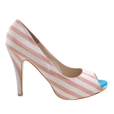 Ružičaste otvorene štikle K011 bijela ružičasta