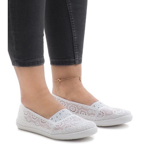 1148-Y bijele tenisice na vezanje bijela