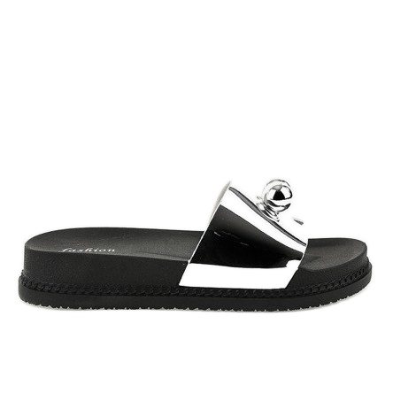 Srebrne papuče s lopticama 1819 siva