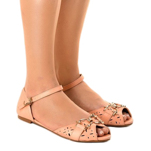 Ružičaste sandale s kopčom GF-180 ružičasta