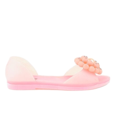 Ružičaste sandale Meliski s cvijetom HM701 ružičasta