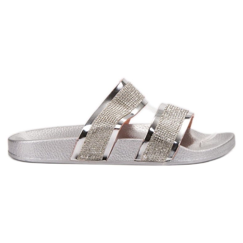 Erynn Srebrne papuče siva