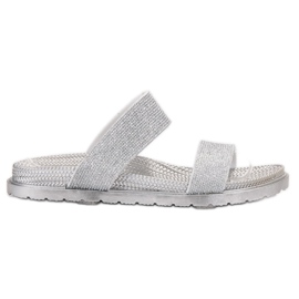 EXQUILY Modne gumene papuče siva