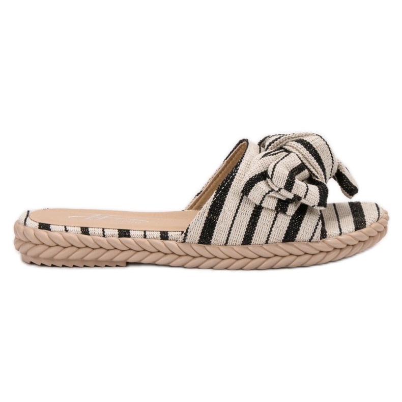 SHELOVET Papuče s mašnom bijela