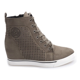 Ažurne tenisice XW36236 Maslina višebojan zelena