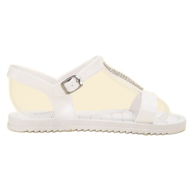 SHELOVET Gumene sandale bijela