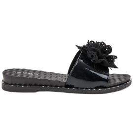 Kayla Crne gumene papuče crna