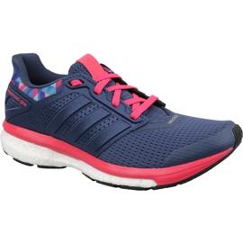 Adidas cipele Supernova Glide 8 Gfx W AQ5059 tamnoplava