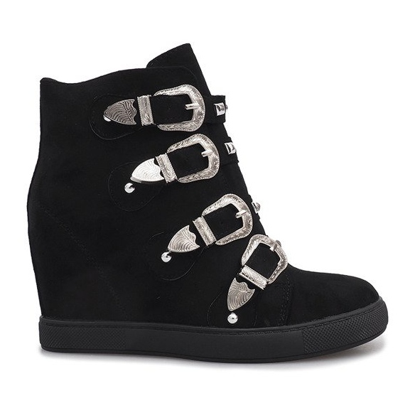 Crne tenisice od antilopa s Mayinim kopčama crno