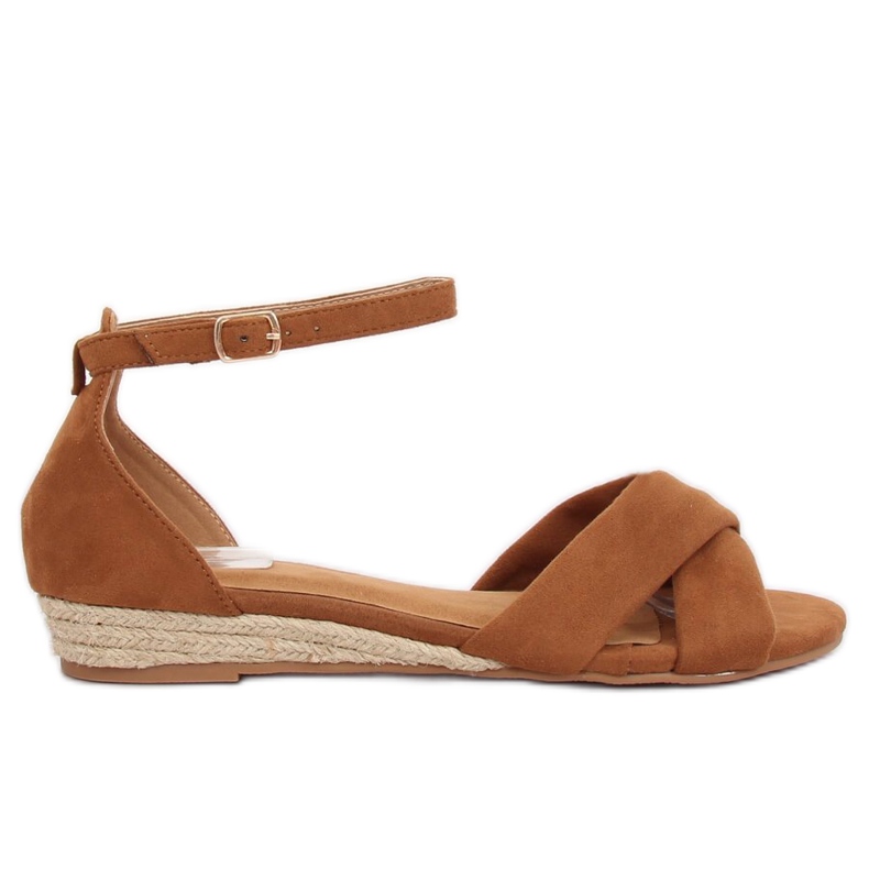 Sandale espadrile smeđe 9R121 Camel smeđa