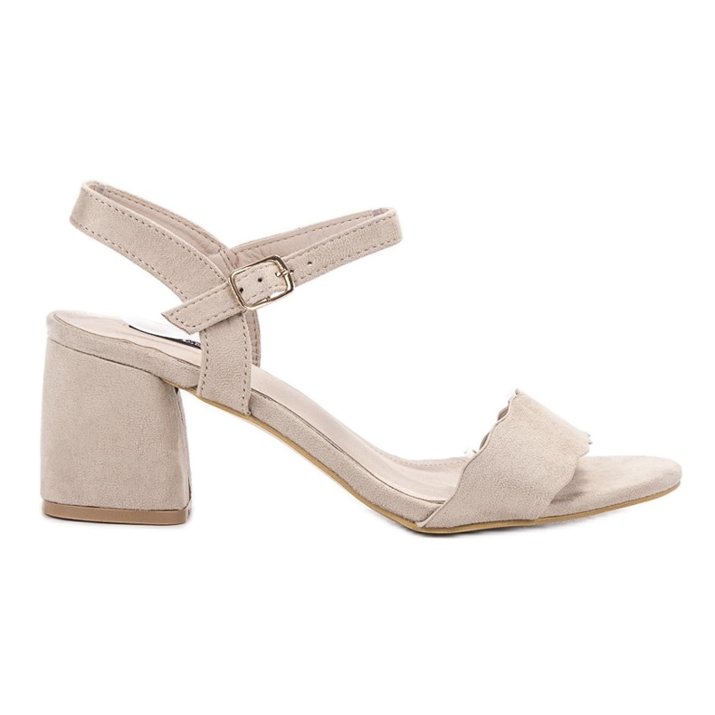 VICES sandale od antilopa smeđa