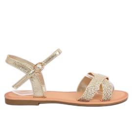 Ženske i zlatne sandale WL282 Gold zlatni