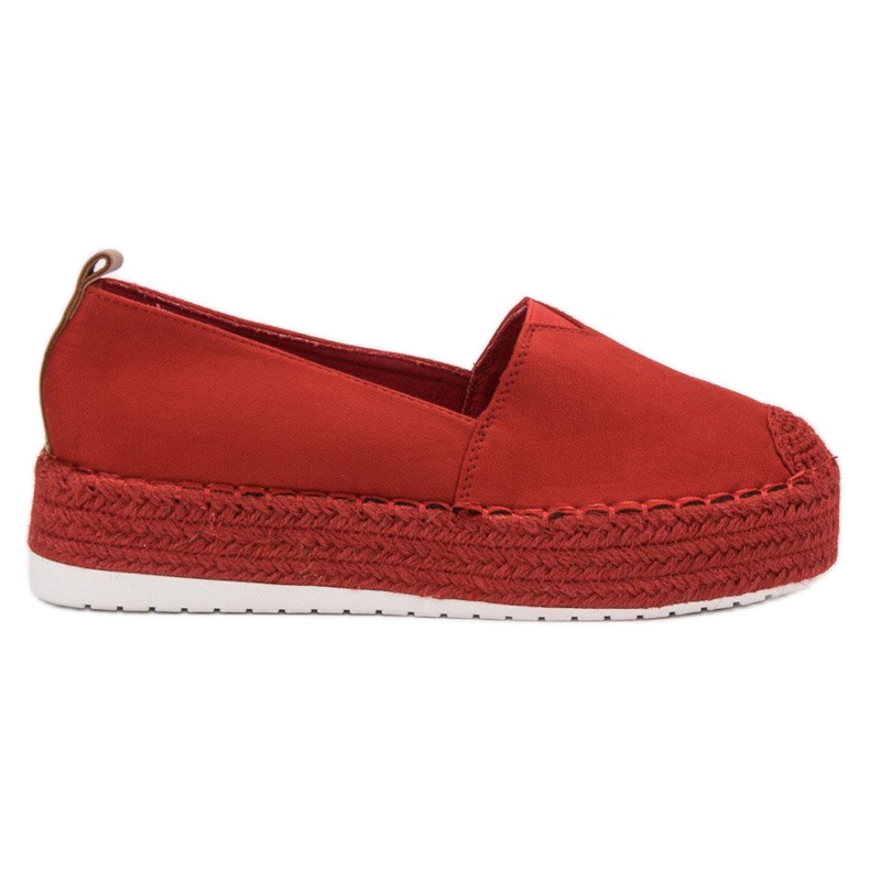 Forever Folie Crvene espadrile na platformi crvena