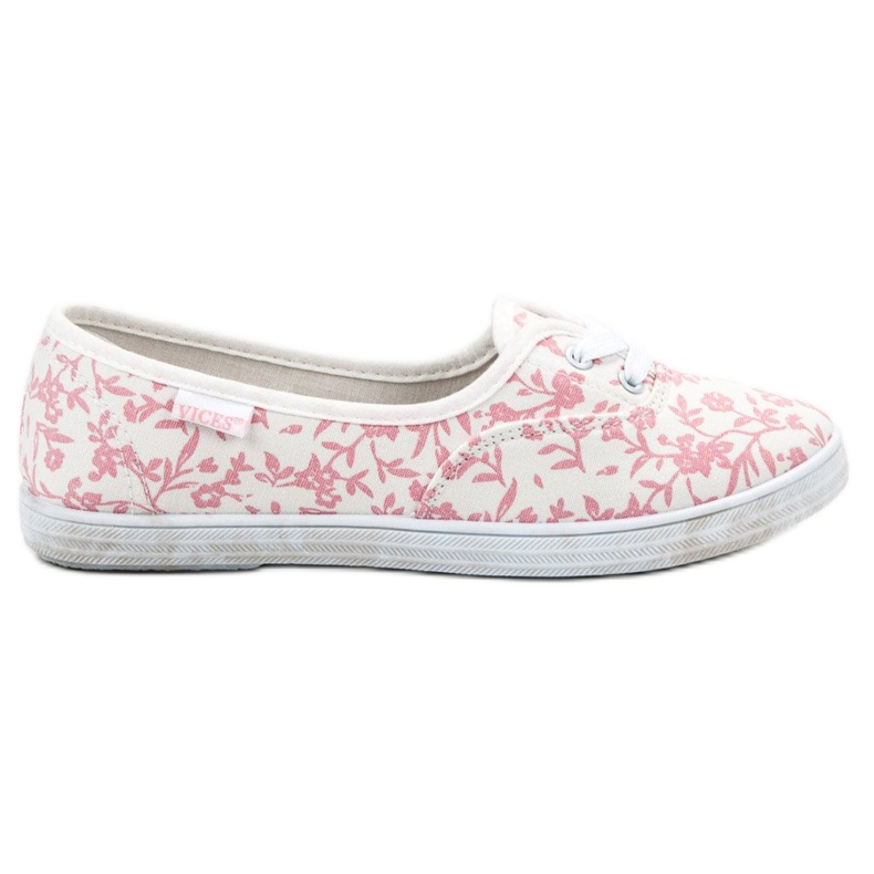 Tenisice s uzorkom VICES bijela ružičasta