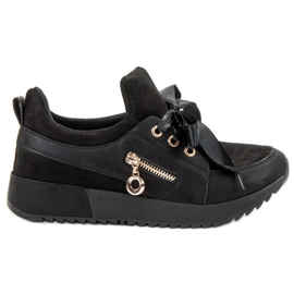 SHELOVET Brokadne cipele crna