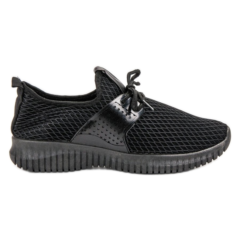 SHELOVET Tekstilne sportske cipele crno