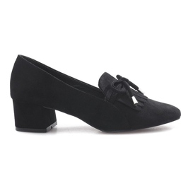 Crne pumpe na srčanom stupu crno